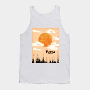 Korea Vintage travel poster Tank Top